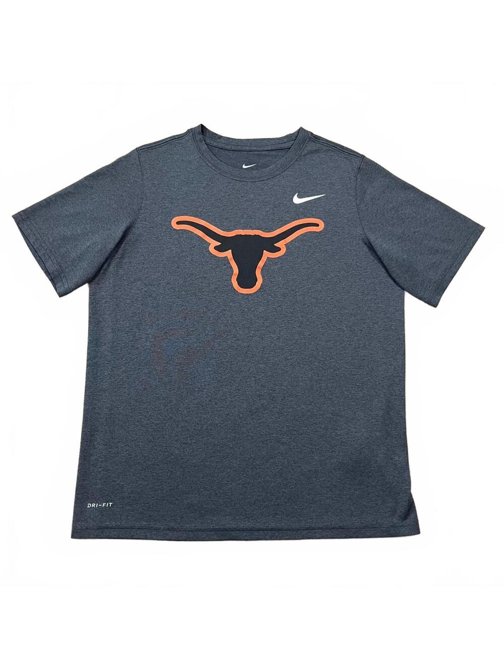 Texas Longhorns UT Nike Boys Legend Graphic T Shirt Gray Size XL